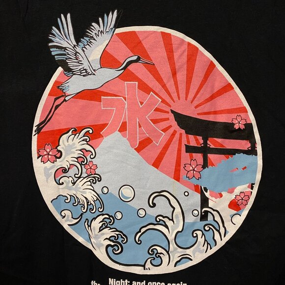 Mizu Water Japanese Graphic CVLA Creative Visuals Los Angeles T-Shirt Large - Picture 3 of 4